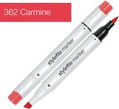 Stylefile Marker Brush - Carmine - Hoge kwaliteit twin tip marker met brushpunt