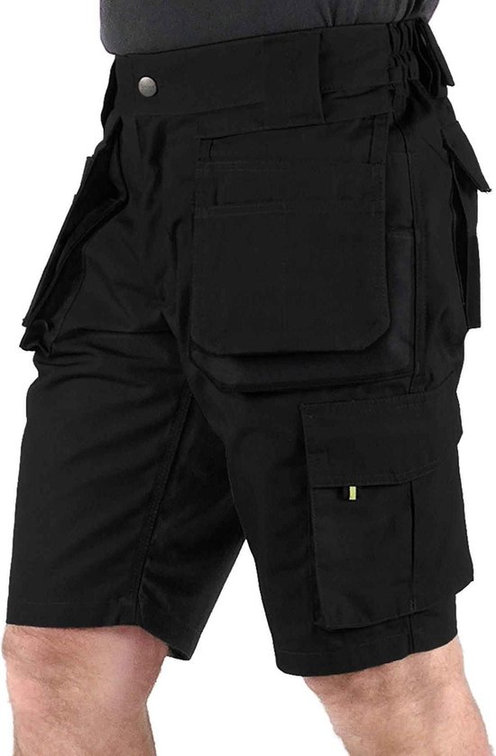 STØRVIK Job Pantalon de travail Court Homme - Taille S - Noir
