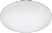 LED Plafondlamp WiZ - Smart LED - Trion Farlo - 12W - Aanpasbare Kleur - Dimbaar - Sterlicht - Rond - Mat Wit - Kunststof - BES LED