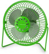 Bureau ventilator op USB - 14cm - Groen