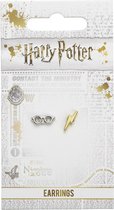 Harry Potter Lightening Bolt and Glasses stud earrings