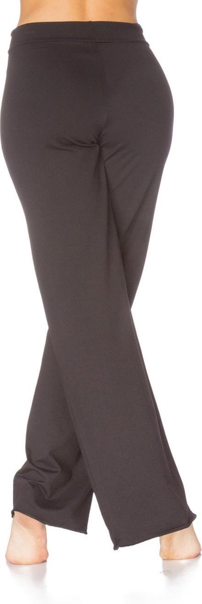 Papillon Dans Broek met Wijde Pijp - Danskleding Dames - Zumba Kleding - Supplex - Zwart - L — afbeelding 3