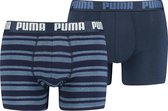 Puma heren boxershorts 2-pack - Blauw - Maat S