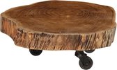 Salontafel Massief hout - koffietafel (Incl LW3D Klok) l - coffee table woonkamertafel