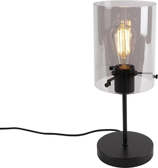 dome - Design Tafellamp 1 lichts - H 40 cm - Zwart - Woonkamer | Slaapkamer | bol.com