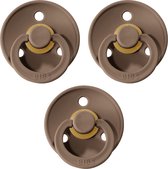 BIBS Fopspeen - Maat 2 (6-18 maanden) - 3 stuks - Dark Oak