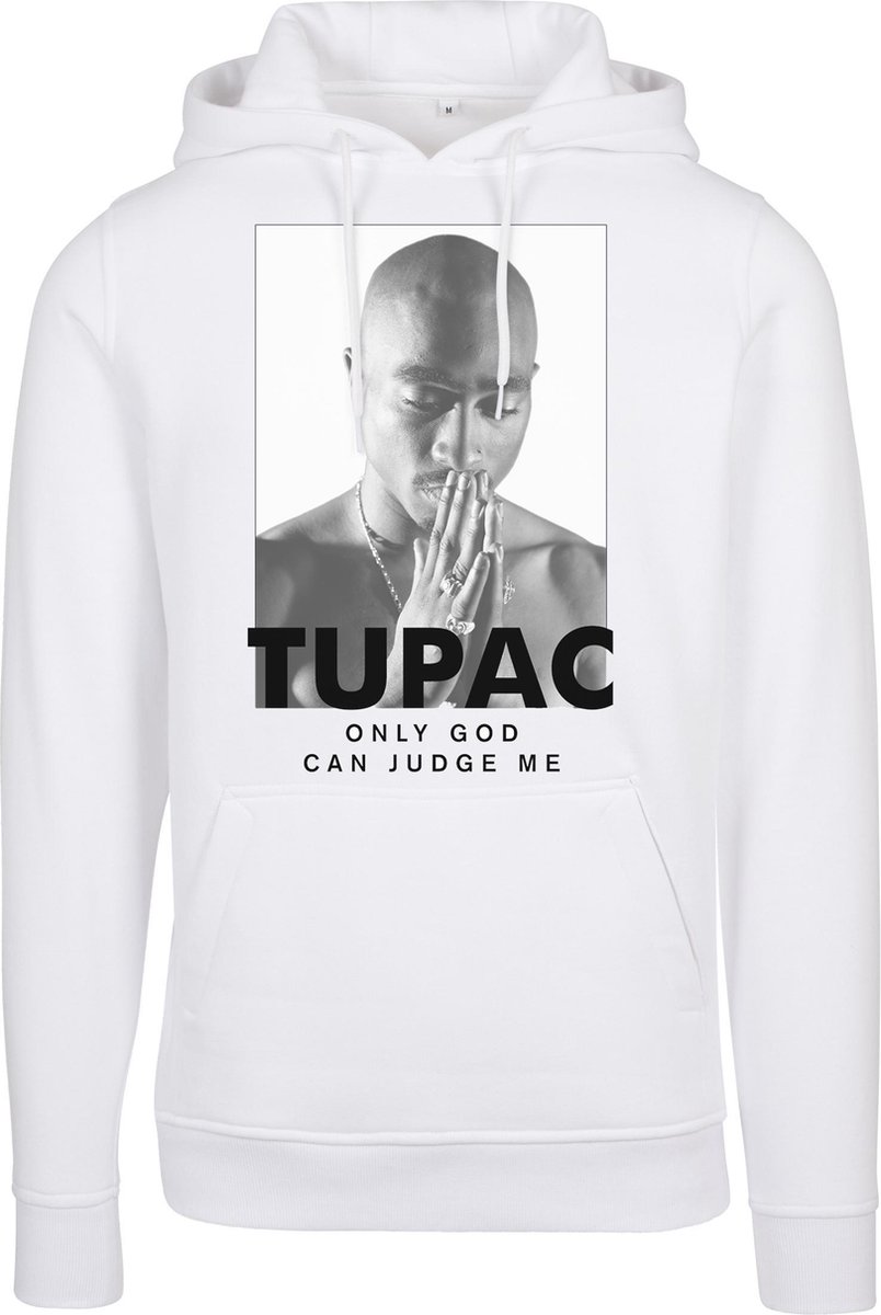 Mister Tee Tupac 2Pac Prayer Hoodie/trui L Wit