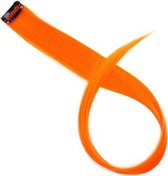 Hairextension Oranje - Clip In Haar - Haar Extension - Nephaar - Kunsthaar - Carnaval - Verkleden