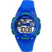 Blauw/groen Xonix digitaal kinderhorloge waterdicht