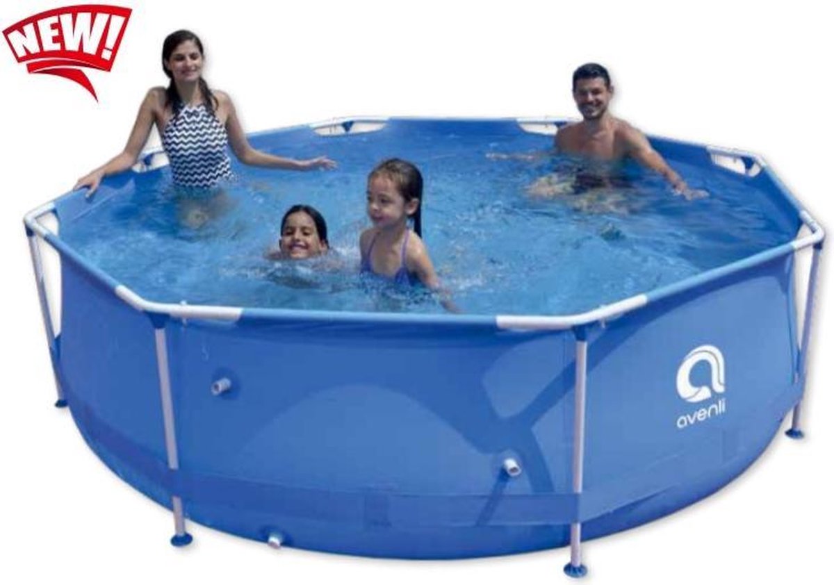 Jilong - 360cm x 76cm opzetzwembad inclusief filterpomp en filterpatroon! *Sirocco Blue*
