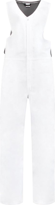 EM Kitchen Food bodybroek Polyester / Katoen Wit Maat 66