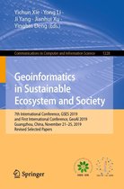 Communications in Computer and Information Science 1228 - Geoinformatics in Sustainable Ecosystem and Society