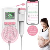 Wellue Doppler Met App - Baby Hart Monitor - Baby Hartslagmonitor - Hartslagmeter - Babyshower - Zwangerschap - iOS en Android App