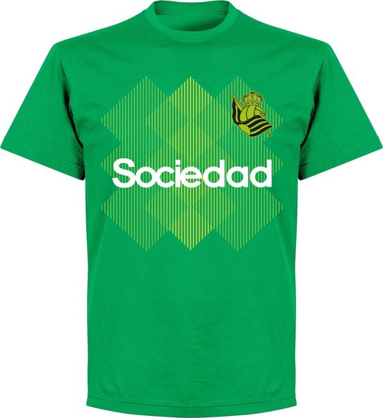 Real Sociedad Team T-Shirt - Groen - M