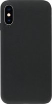 ADEL Tarwe Stro TPU Back Cover Softcase Hoesje Geschikt voor iPhone XS Max - Duurzaam afbreekbaar Milieuvriendelijk Zwart