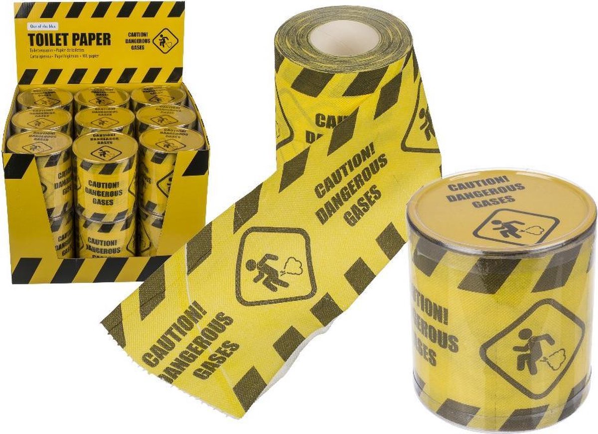 Wc papier Dangerous Gases grappige cadeaus voor mannen - 1 verpakking | bol.com