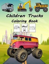 Children Trucks Coloring Book