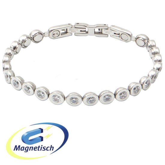 Energetix Magneet Armband (3347-1) een Luxe Magnetische Armband met  fonkelende... | bol.com