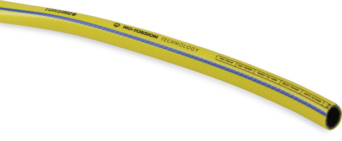 Torsino Slang PVC 12,5 mm 10bar geel per meter