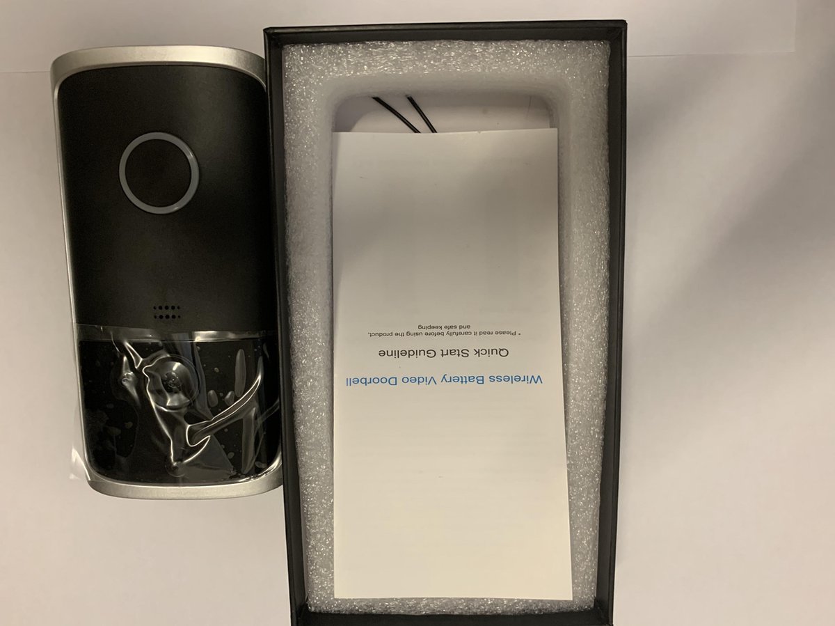 2019 HD Video Deurbel met WiFi en Real-Time Video - afbeelding 3