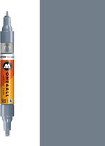 Molotow ONE4ALL - Pastel koudgrijze Acrylic Twin 1,5 – 4 mm Marker