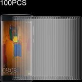 100 STKS Huawei Mate 9 Pro 0.26mm 9H Oppervlaktehardheid 2.5D Explosiebestendig Gehard Glas Niet-volledig scherm Film