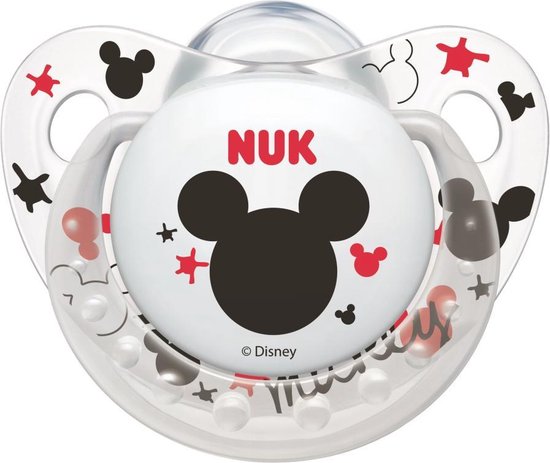 NUK Disney Mickey siliconen fopspeen - 2 stuks, maat 2 (6-18 maanden) |  bol.com