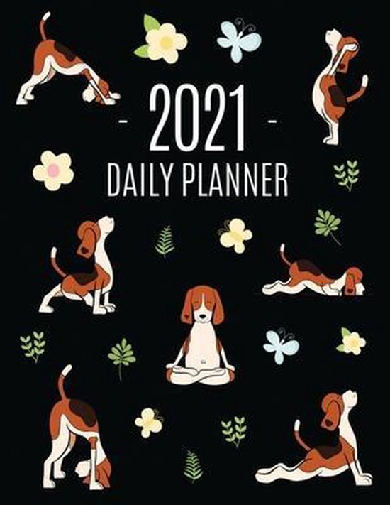 Dog Yoga Planner 2021 - cover