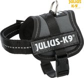 Julius-K9® Powertuig Maat: 3XS/Baby, Buikomvang 26–36 cm/18 mm, antraciet