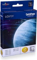 Brother LC-970Y Inktcartridge - Geel