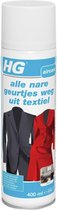 HG tegen nare geurtjes in textiel - 400ml - veilig voor alle soorten textiel