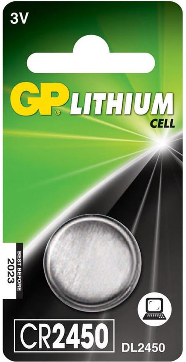 GP CR2450 Knoopcel Lithium Batterij