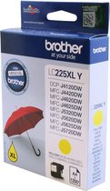 Brother LC-225XL - Inktcartridge - Geel / Hoge Capaciteit