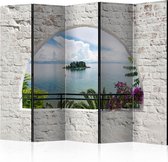 Kamerscherm - Scheidingswand - Vouwscherm - Corfu Island II [Room Dividers] 225x172 - Artgeist Vouwscherm