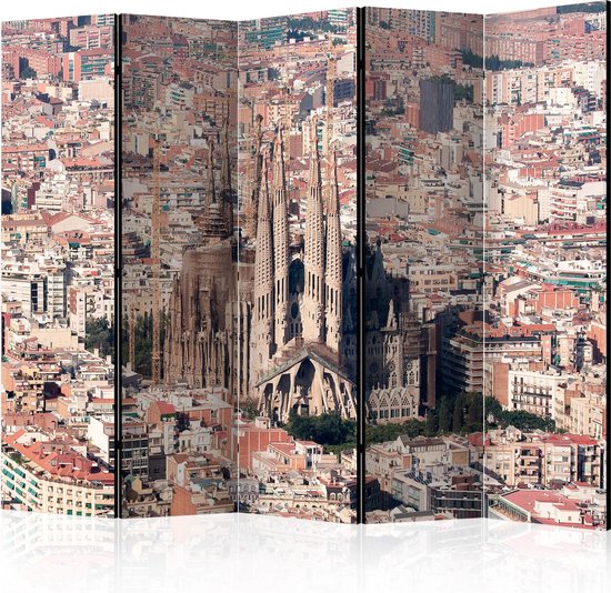 Kamerscherm - Scheidingswand - Vouwscherm - Heart of Barcelona II [Room Dividers] 225x172 - Artgeist Vouwscherm