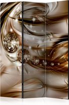 Kamerscherm - Scheidingswand - Vouwscherm - Chocolate Tide [Room Dividers] 135x172 - Artgeist Vouwscherm