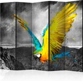 Kamerscherm - Scheidingswand - Vouwscherm - Exotic parrot II [Room Dividers] 225x172 - Artgeist Vouwscherm