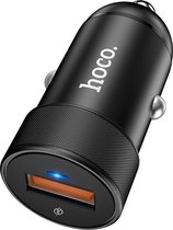 HocoFlash USB Fast Charge Autolader Zwart
