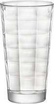 CUBE LONGDRINK GLASS 37CL SET6