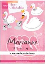 Marianne Design Collectables Snij en Embosstencil - Eline's Zwaan