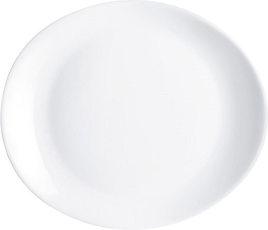 Vaisselle Arcoroc Evolution - Assiettes - 30x26xh3cm - Blanc - Opale - (Lot  de 6) | bol.com