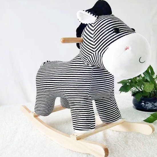 Hobbeldier - Hobbelpaard Zebra - schommelstoel - Baby - Peuter - 1 jaar - 2  jaar -... | bol.com