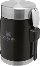 Stanley The Legendary Food Jar + Spork 0,4L - Thermosfles - Matt Black