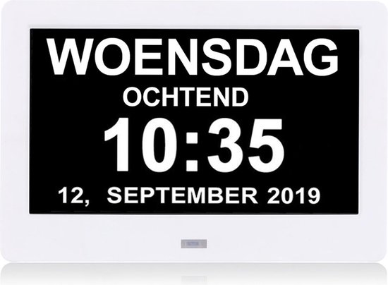 TFA Dostmann Digitale draadloze wandklok met binnenklimaat, 60