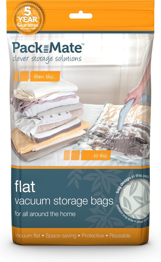Packmate Vacuum Flat Bag Set 2 pcs XL - Reiszakken - Opbergzakken - Space savers