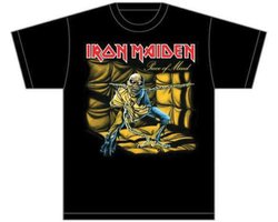 Iron Maiden - Piece Of Mind Heren T-shirt - L - Zwart