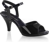 Fabulicious Sandaal met enkelband -37 Shoes- BELLE-309 US 7 Zwart