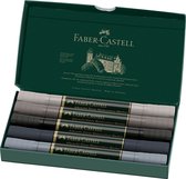 Faber-Castell - aquarelmarker - Albrecht Durer - 5st - doos Grey tones - FC-160306