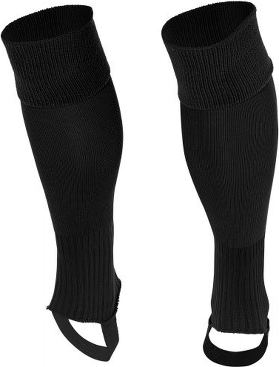 Stanno Uni Footless Sock - Hockey - Zwart - Voetloze sokken - Schoenmaat 34-38