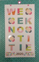 Week kalender - Bloem - 2020